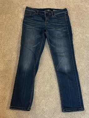 Low rise skinny ankle jeans